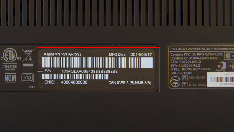 Cách Kiểm Tra Bảo Hành Laptop Acer Bằng Imei Serial Number đơn Giản 8480